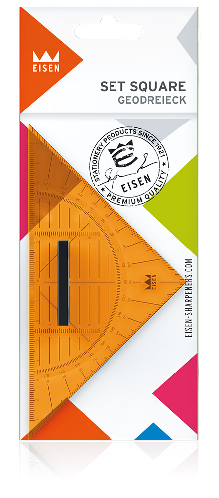 EISEN sharpeners - colorline pos set square #P251/92 orange