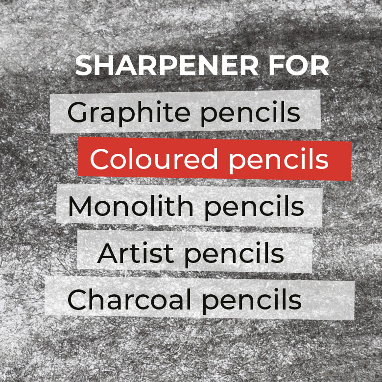 EISEN sharpeners - artist sharpeners for graphite, coloured, monolith and charcoal pencils